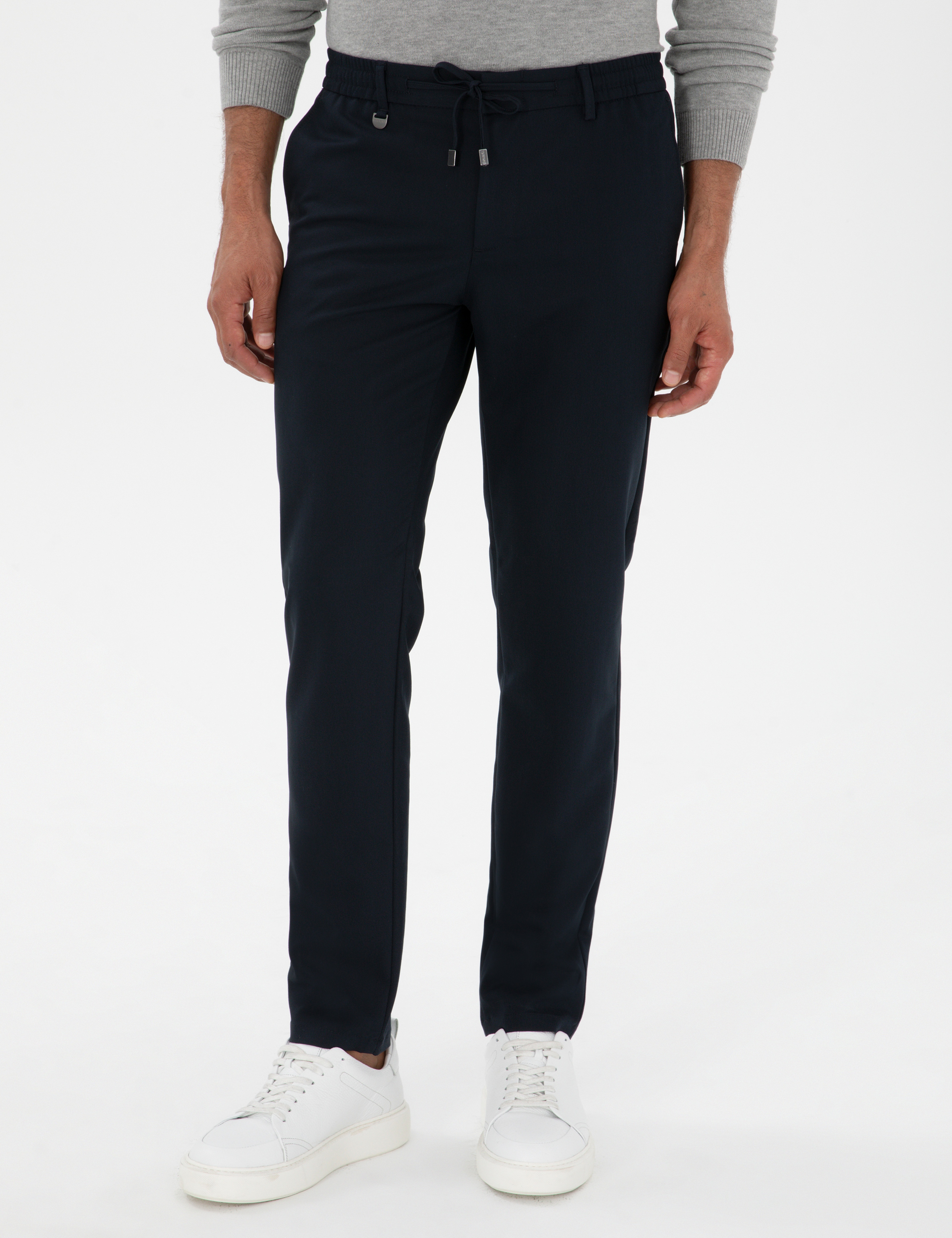Lacivert Ex. Slim Fit Kumaş Pantolon - Image 2
