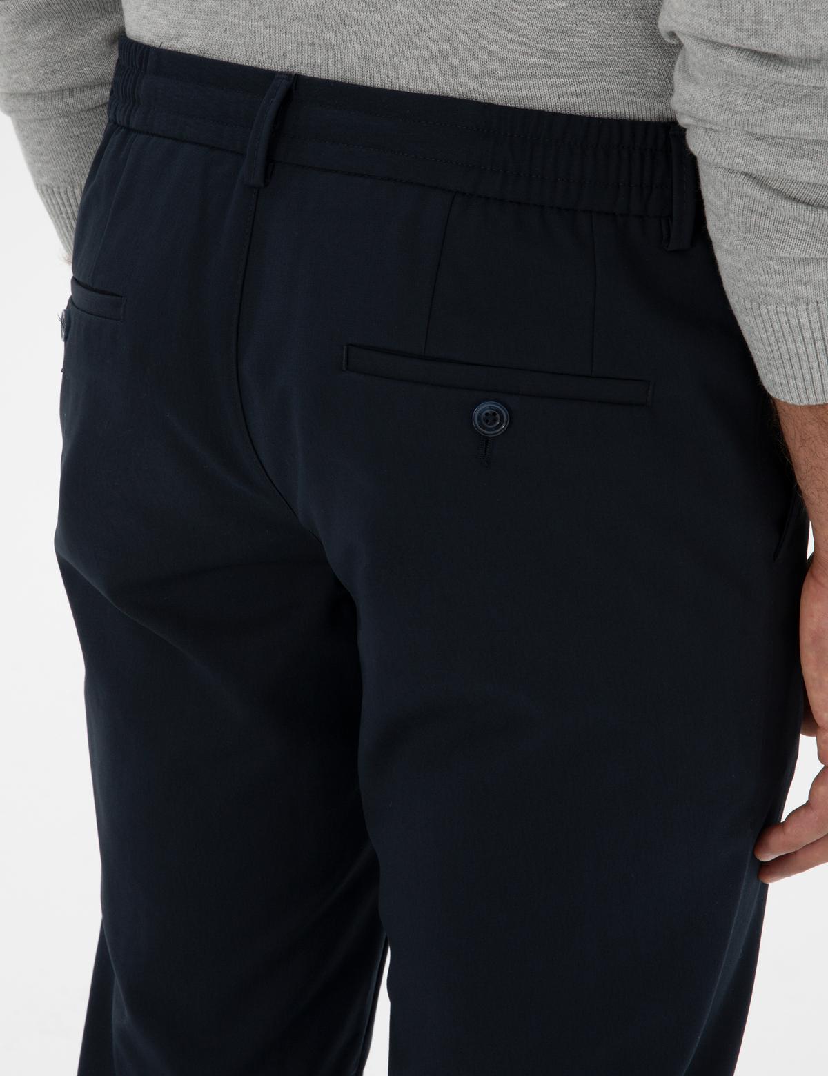 Lacivert Ex. Slim Fit Kumaş Pantolon - 50311728137