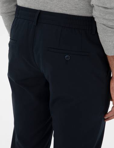 Lacivert Ex. Slim Fit Kumaş Pantolon