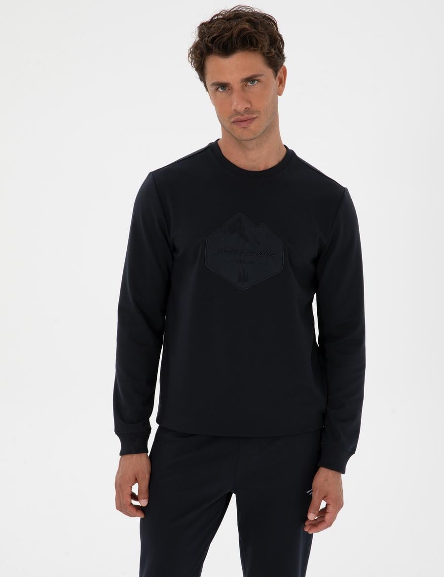 Lacivert Regular Fit Sweatshirt