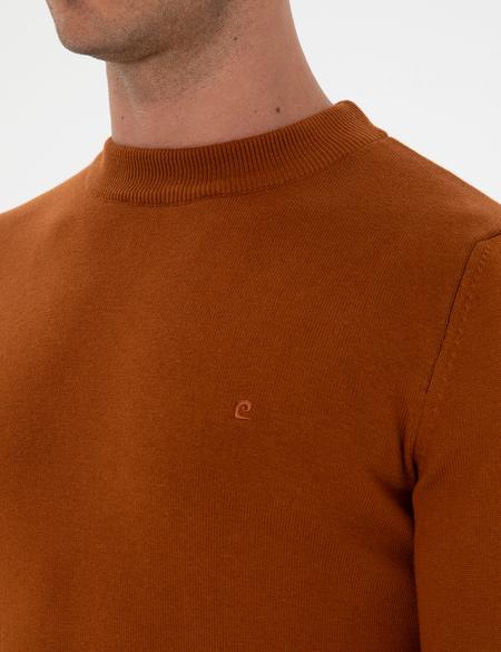 Pas Slim Fit Çeyrek Yaka Basic Triko Kazak - 50315456019