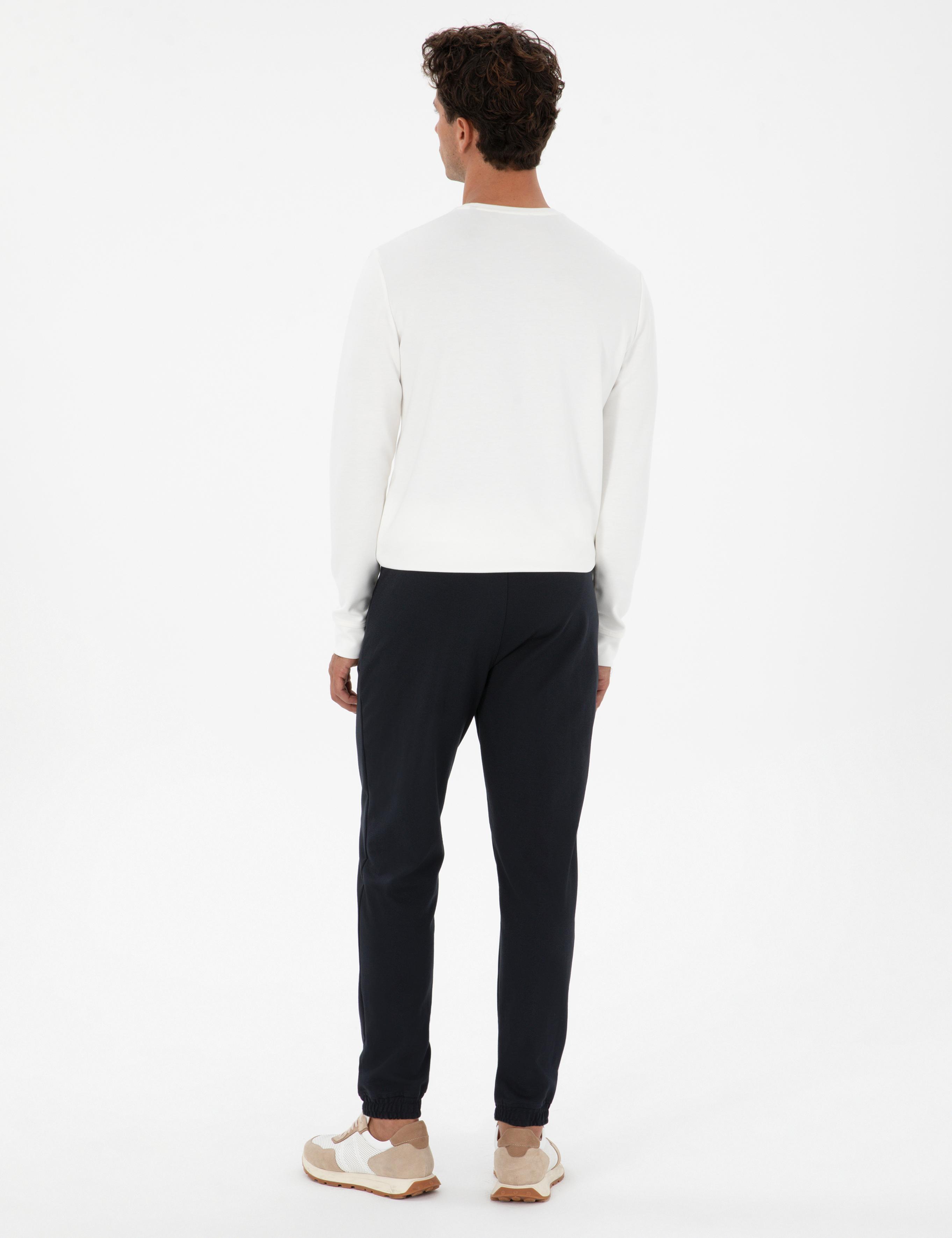 Lacivert Slim Fit Eşofman Altı