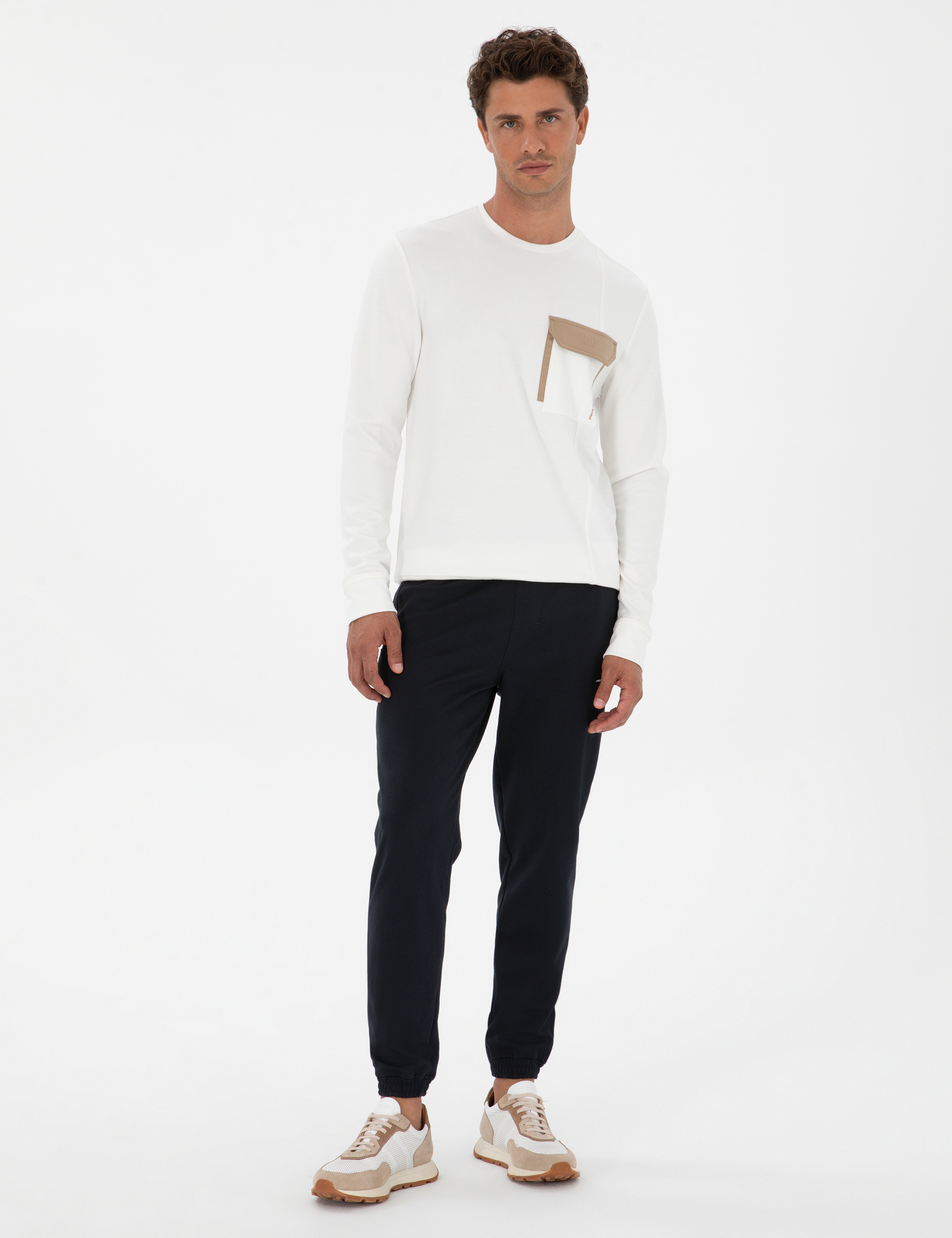 Lacivert Slim Fit Eşofman Altı