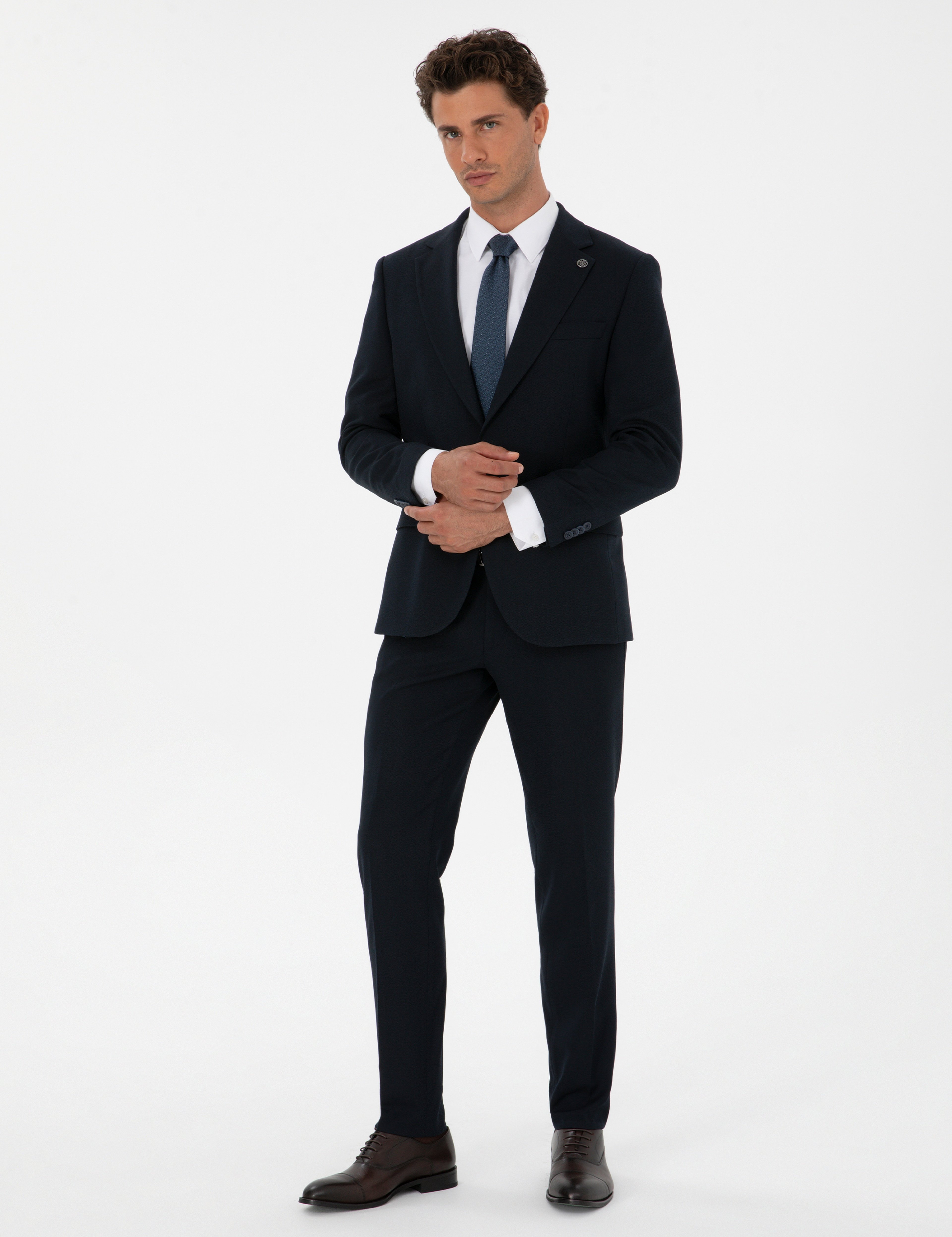 Lacivert Ex. Slim Fit Takım Elbise - Image 1