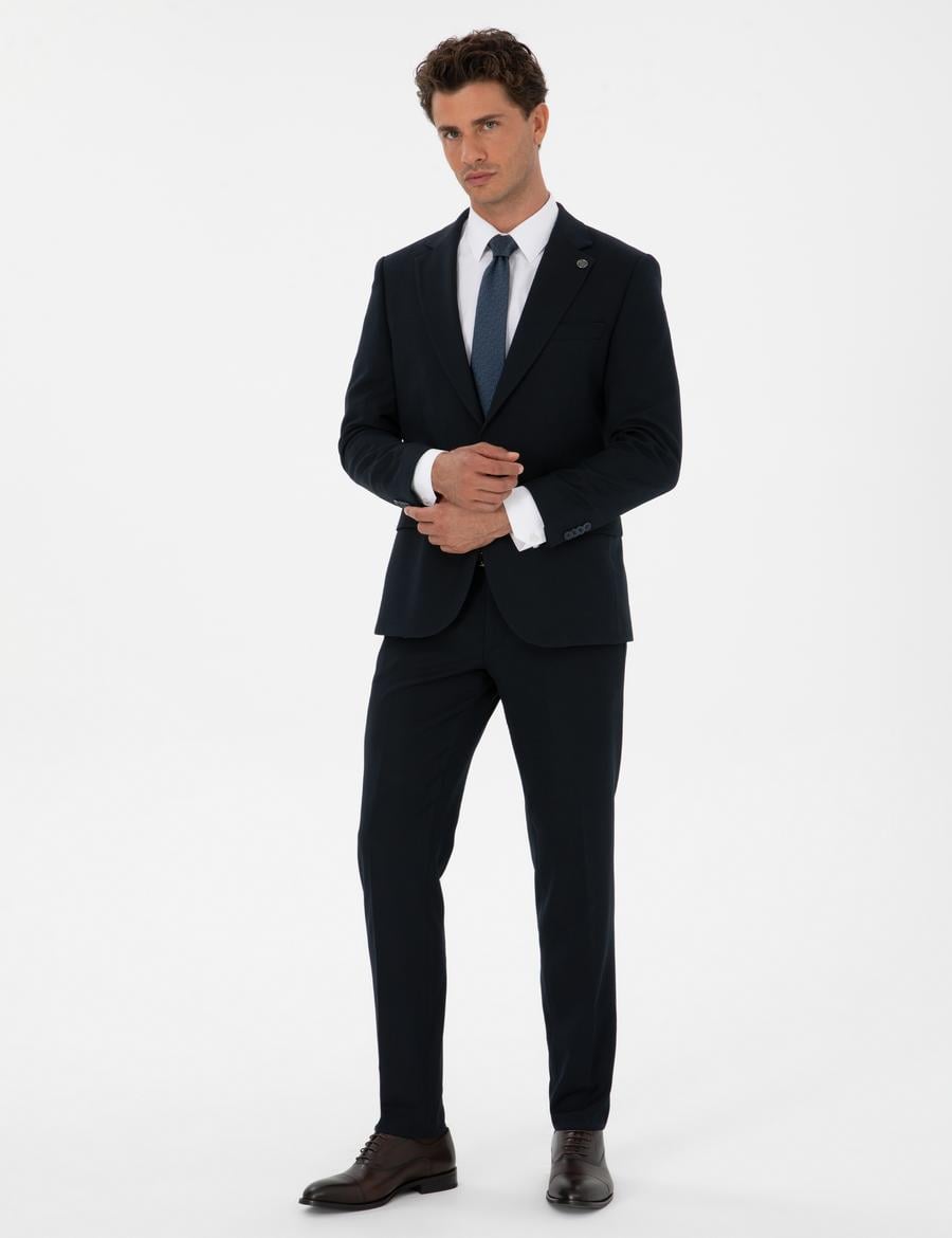 Lacivert Ex. Slim Fit Takım Elbise