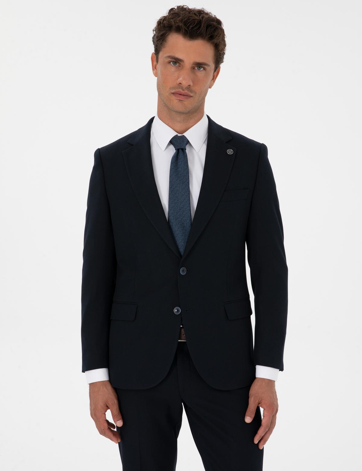 Lacivert Ex. Slim Fit Takım Elbise - 50305683053