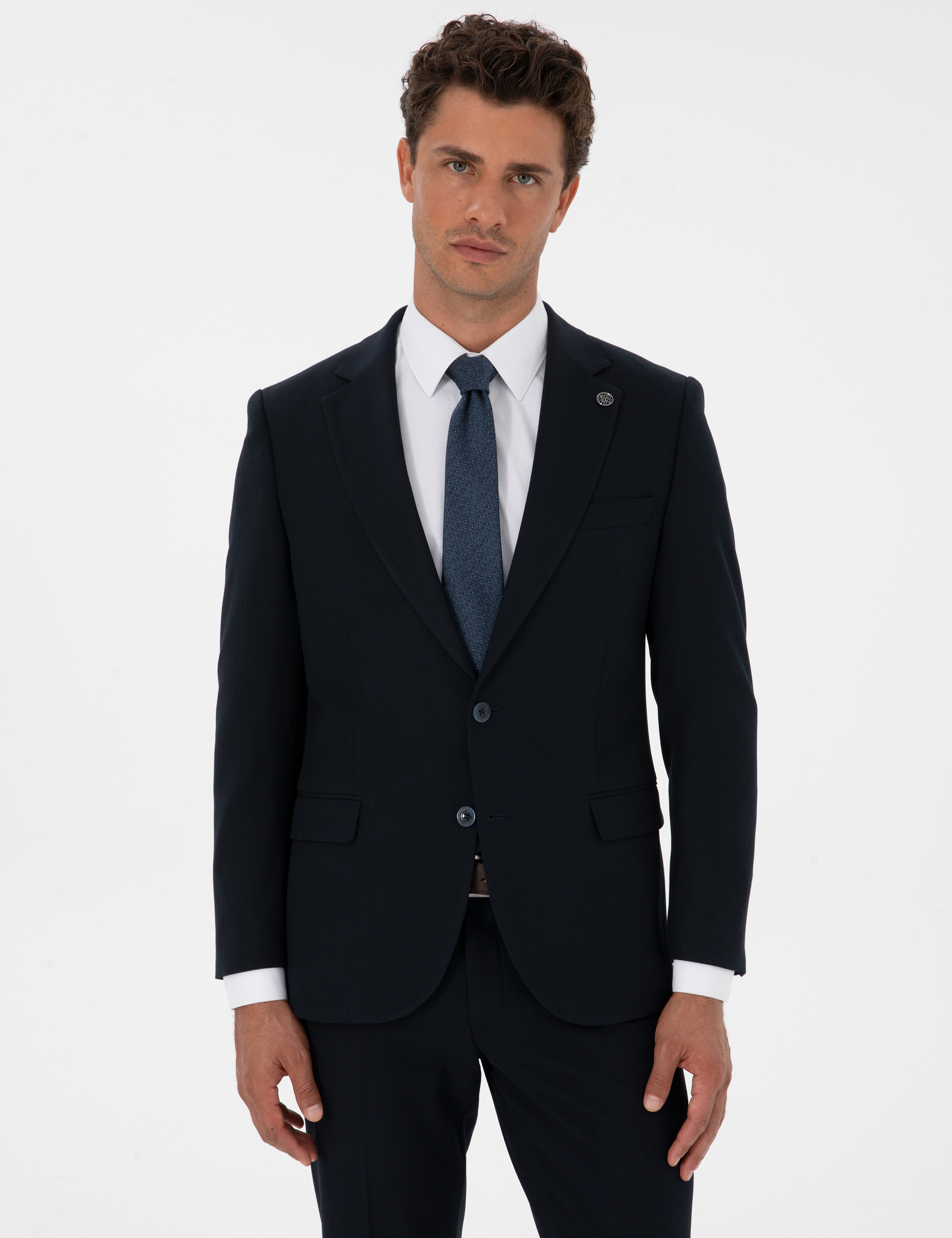 Lacivert Ex. Slim Fit Takım Elbise - Image 3