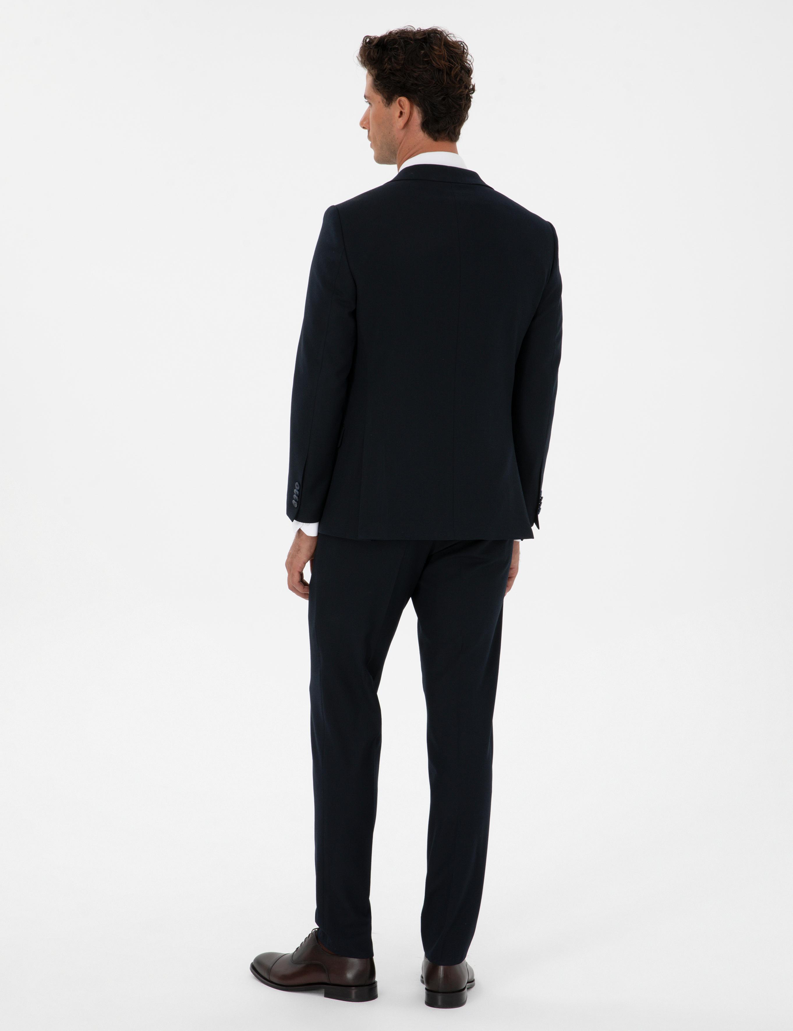 Lacivert Ex. Slim Fit Takım Elbise