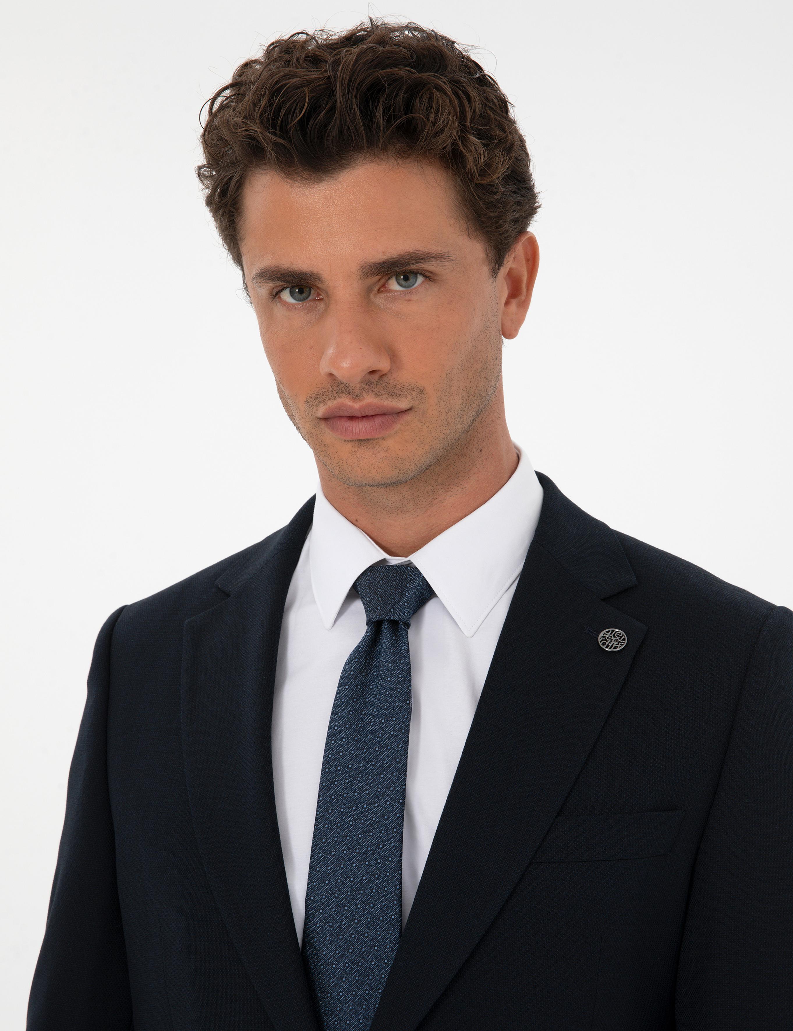 Lacivert Ex. Slim Fit Takım Elbise