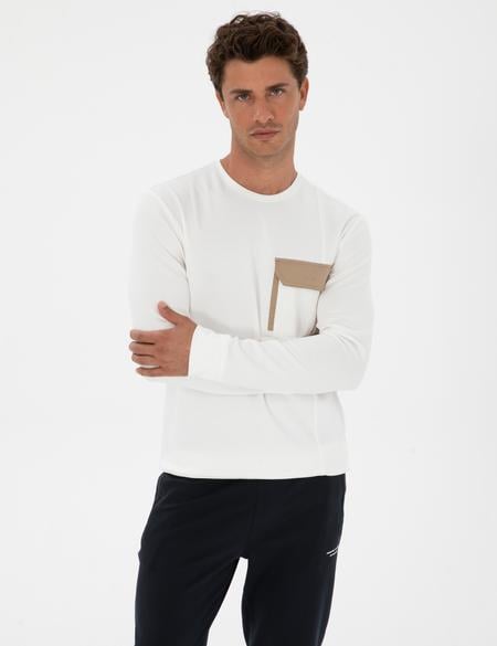 Ekru Regular Fit Sweatshirt - 50315760006
