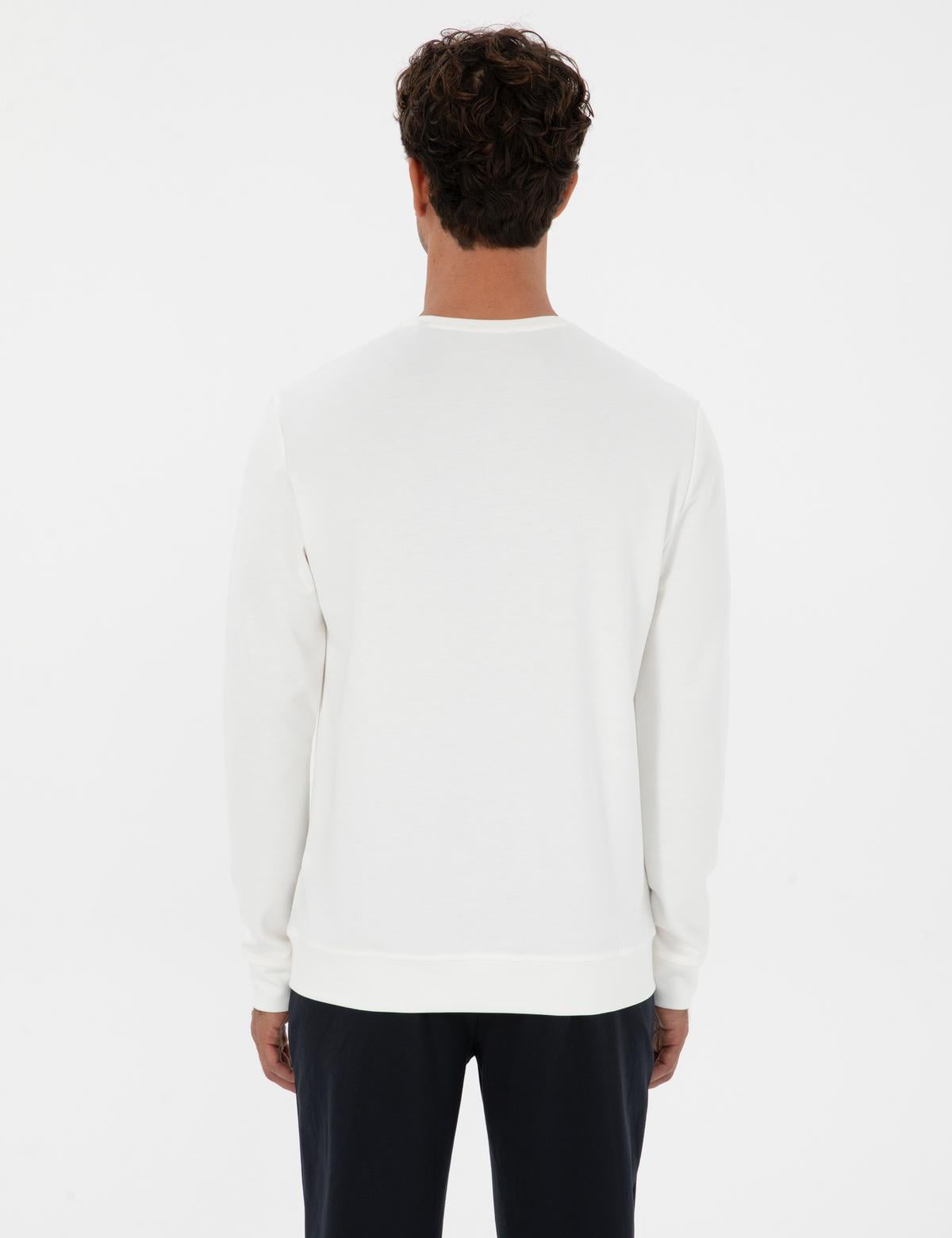 Ekru Regular Fit Sweatshirt - 50315760006