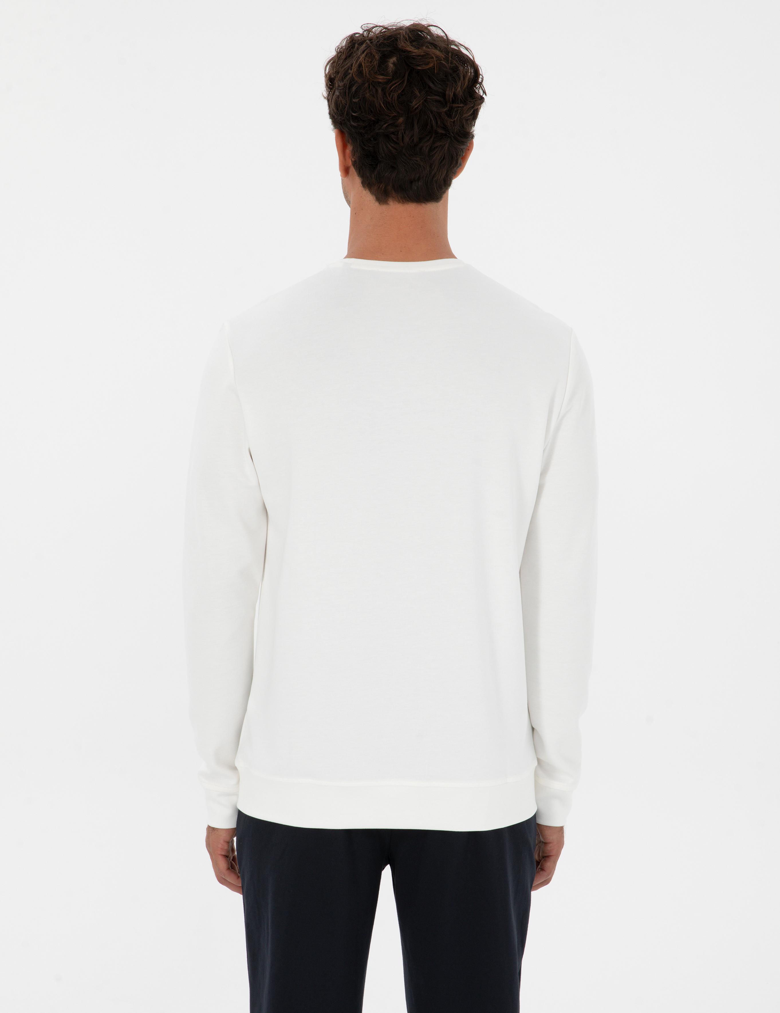 Ekru Regular Fit Sweatshirt