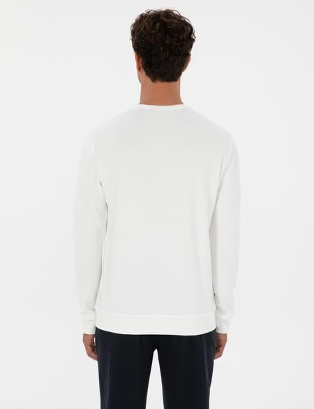 Ekru Regular Fit Sweatshirt - 50315760006