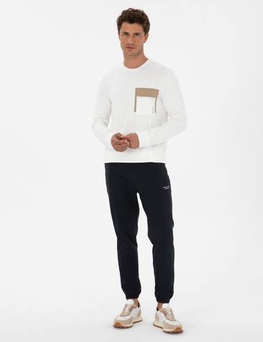 Ekru Regular Fit Sweatshirt