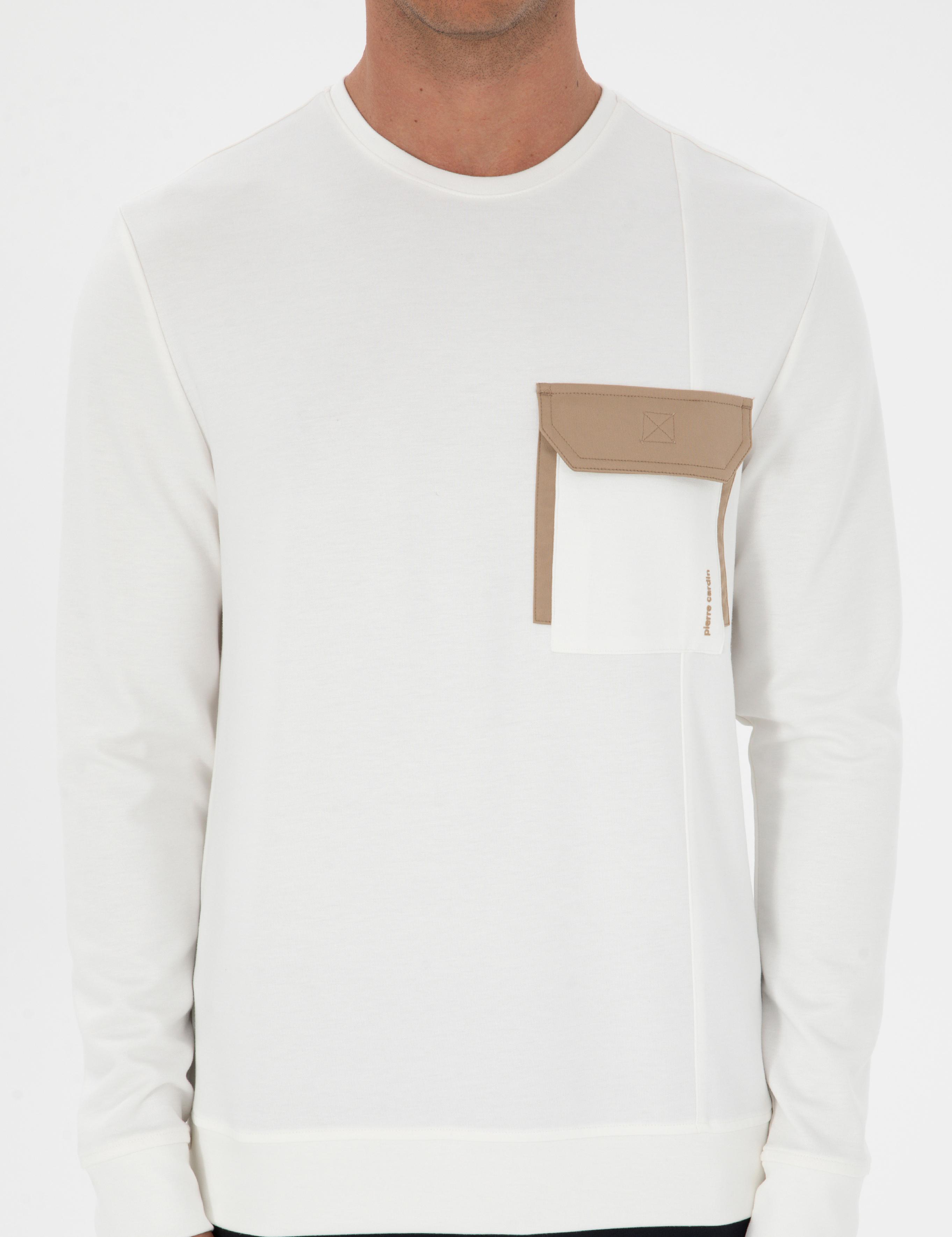 Ekru Regular Fit Sweatshirt