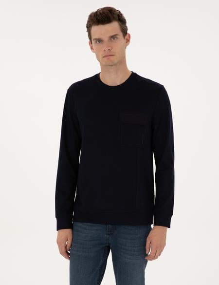 Lacivert Regular Fit Sweatshirt - 50315760012