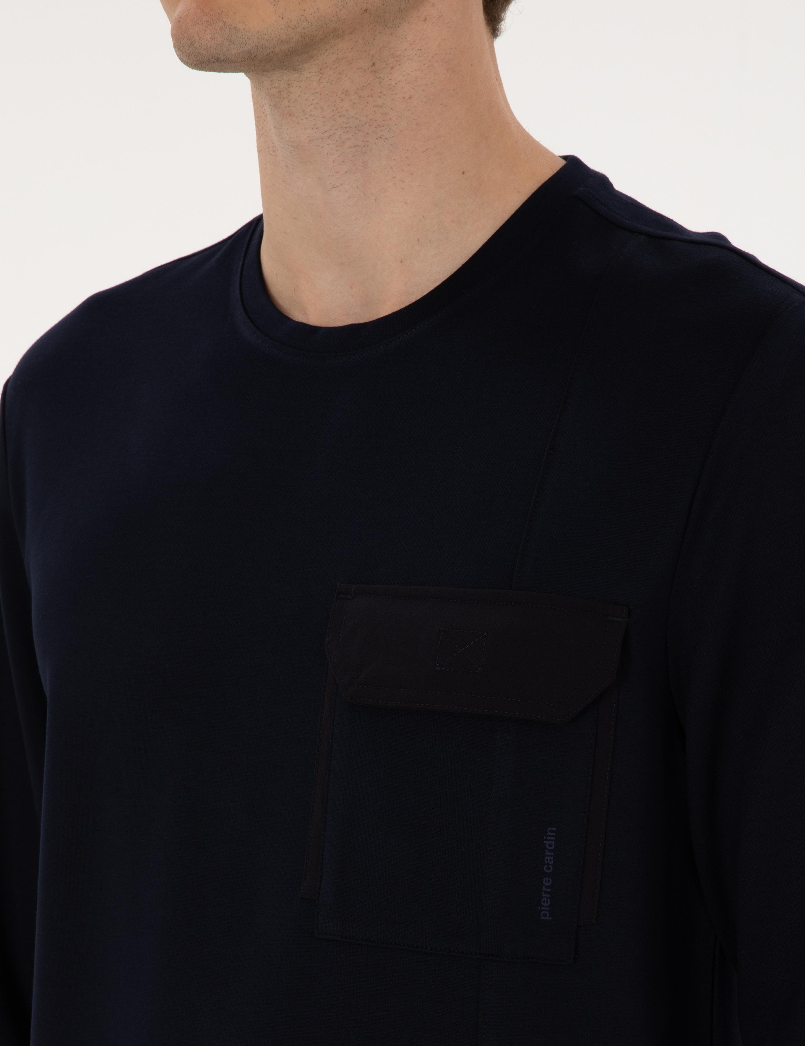 Lacivert Regular Fit Sweatshirt