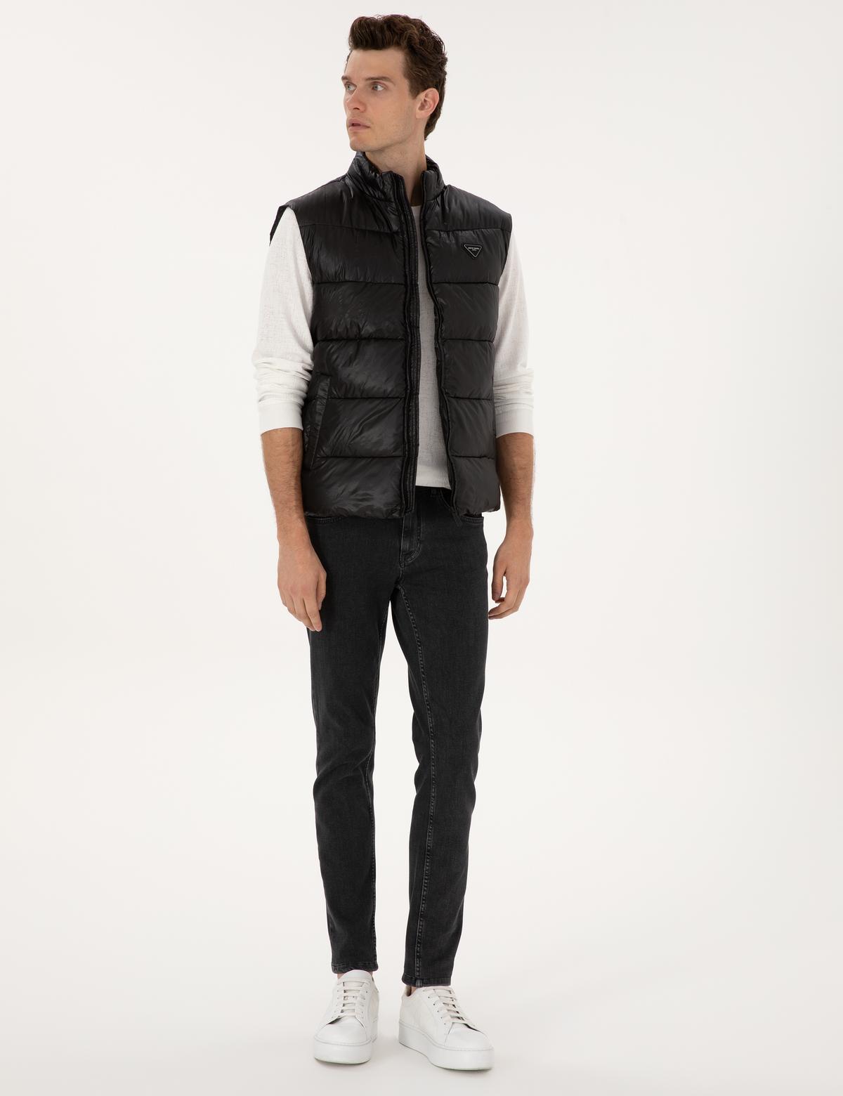 Siyah Dolgulu Şişme Yelek - 50313940007