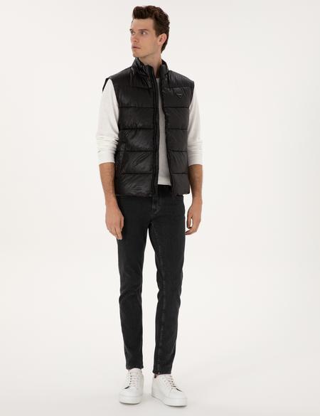 Siyah Dolgulu Şişme Yelek - 50313940007