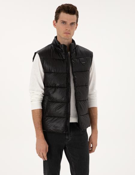 Siyah Dolgulu Şişme Yelek - 50313940007