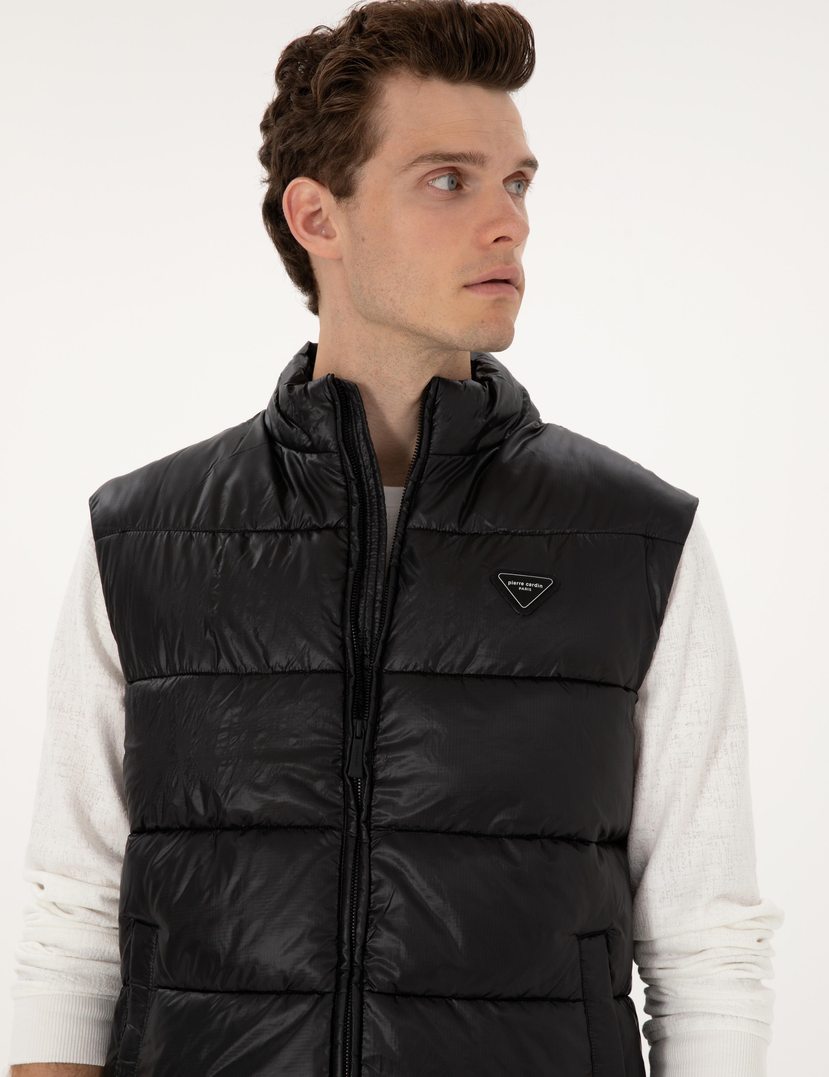 Siyah Dolgulu Şişme Yelek