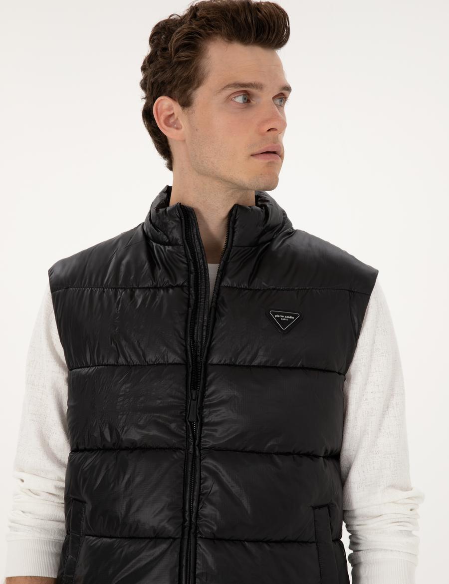 Siyah Dolgulu Şişme Yelek