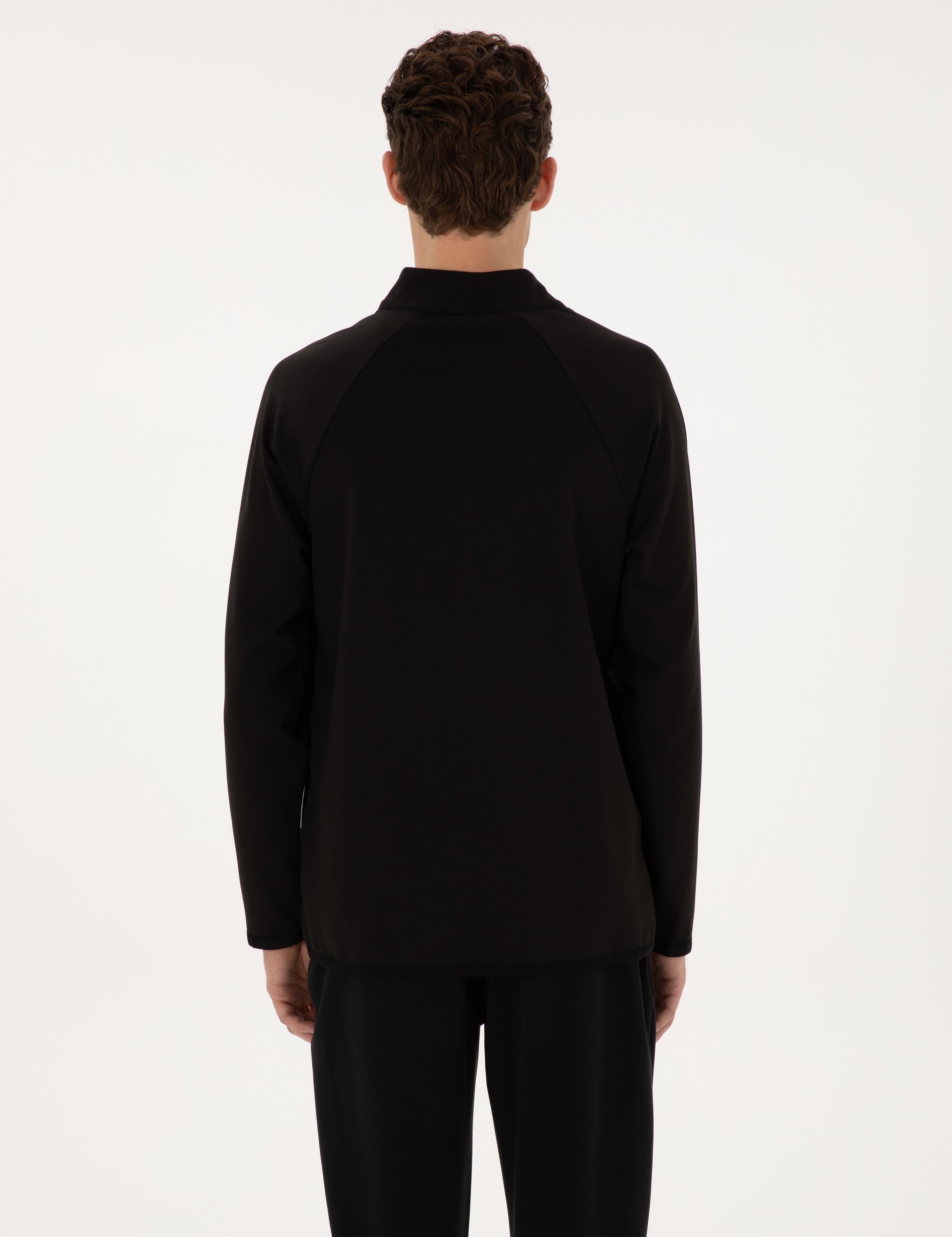 Siyah Regular Fit Sweatshirt