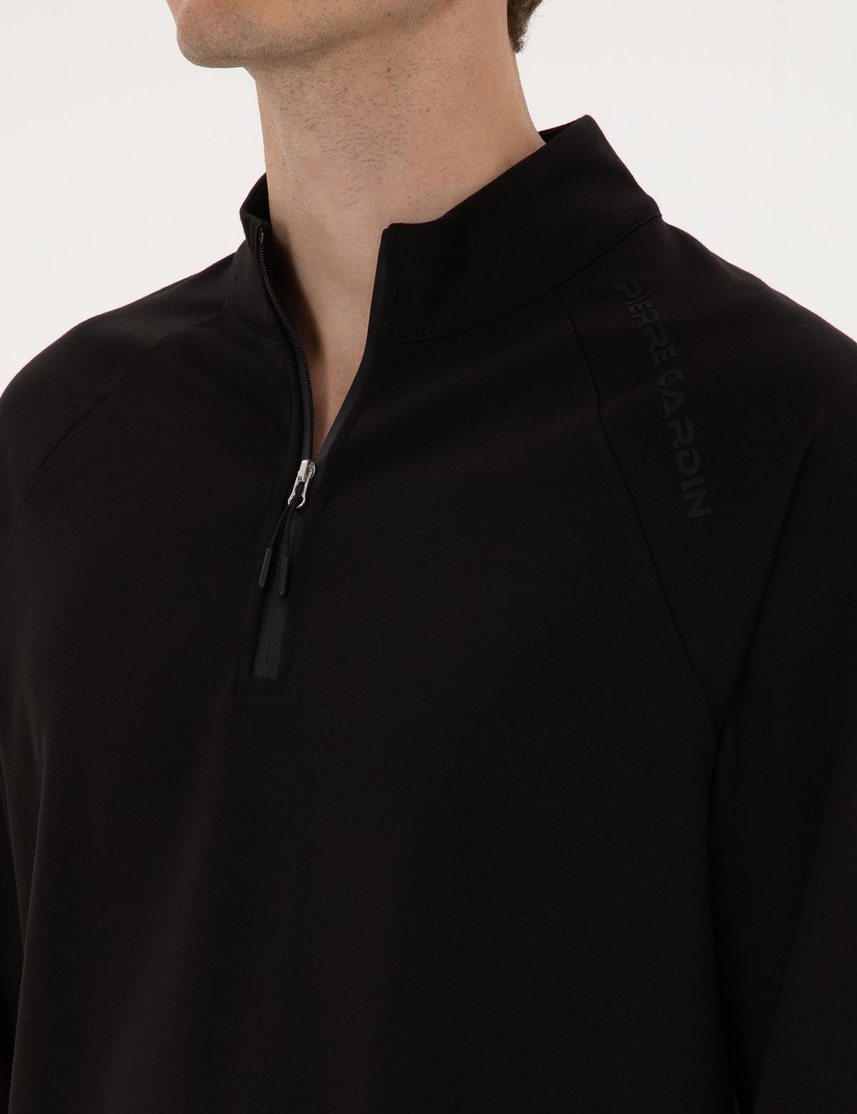 Siyah Regular Fit Sweatshirt - 50313749017