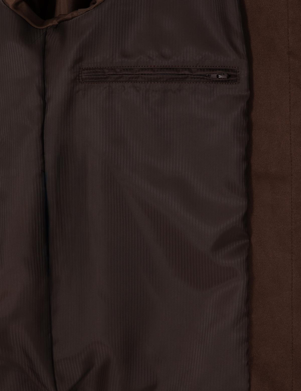 Kahverengi Suni Deri Ceket - 50318152010