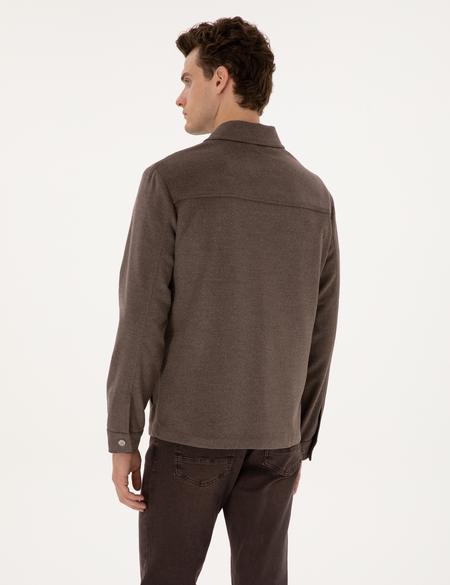 Vizon Regular Fit Fermuarlı Ceket - 50316426107