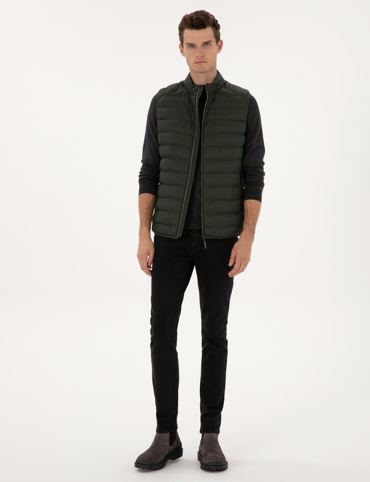 Koyu Haki Yelek - 50310142023