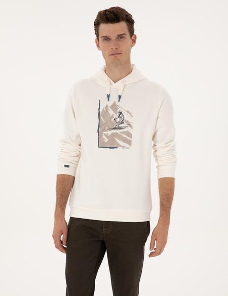Ekru Regular Fit Sweatshirt - 50313893006