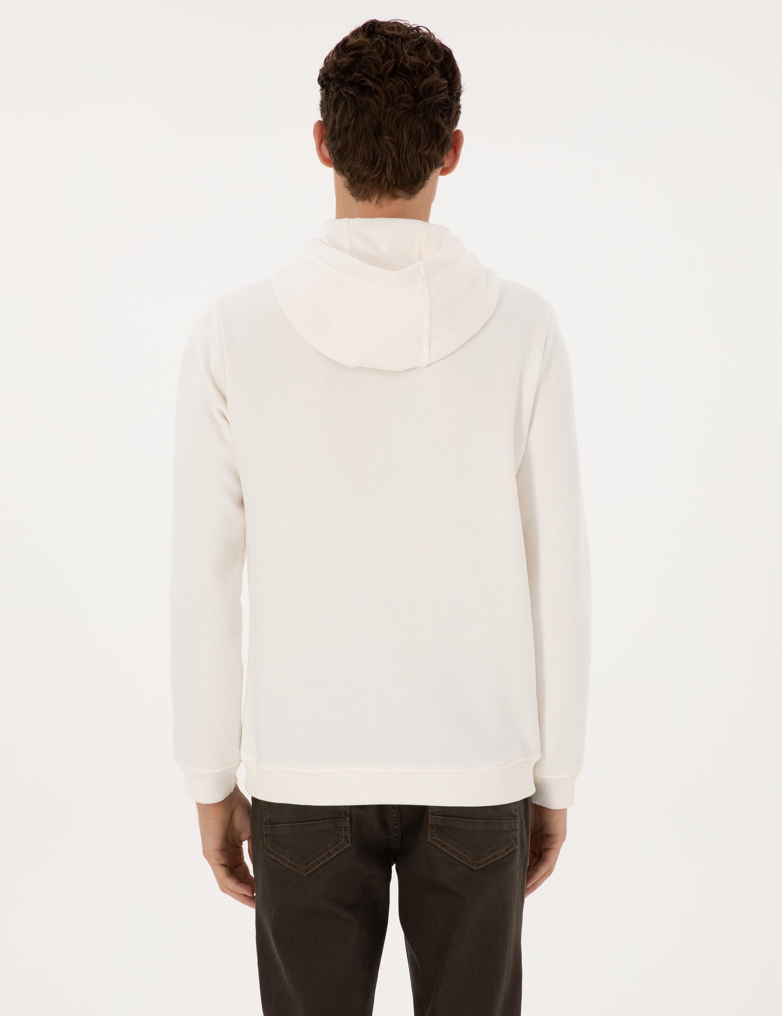 Ekru Regular Fit Sweatshirt