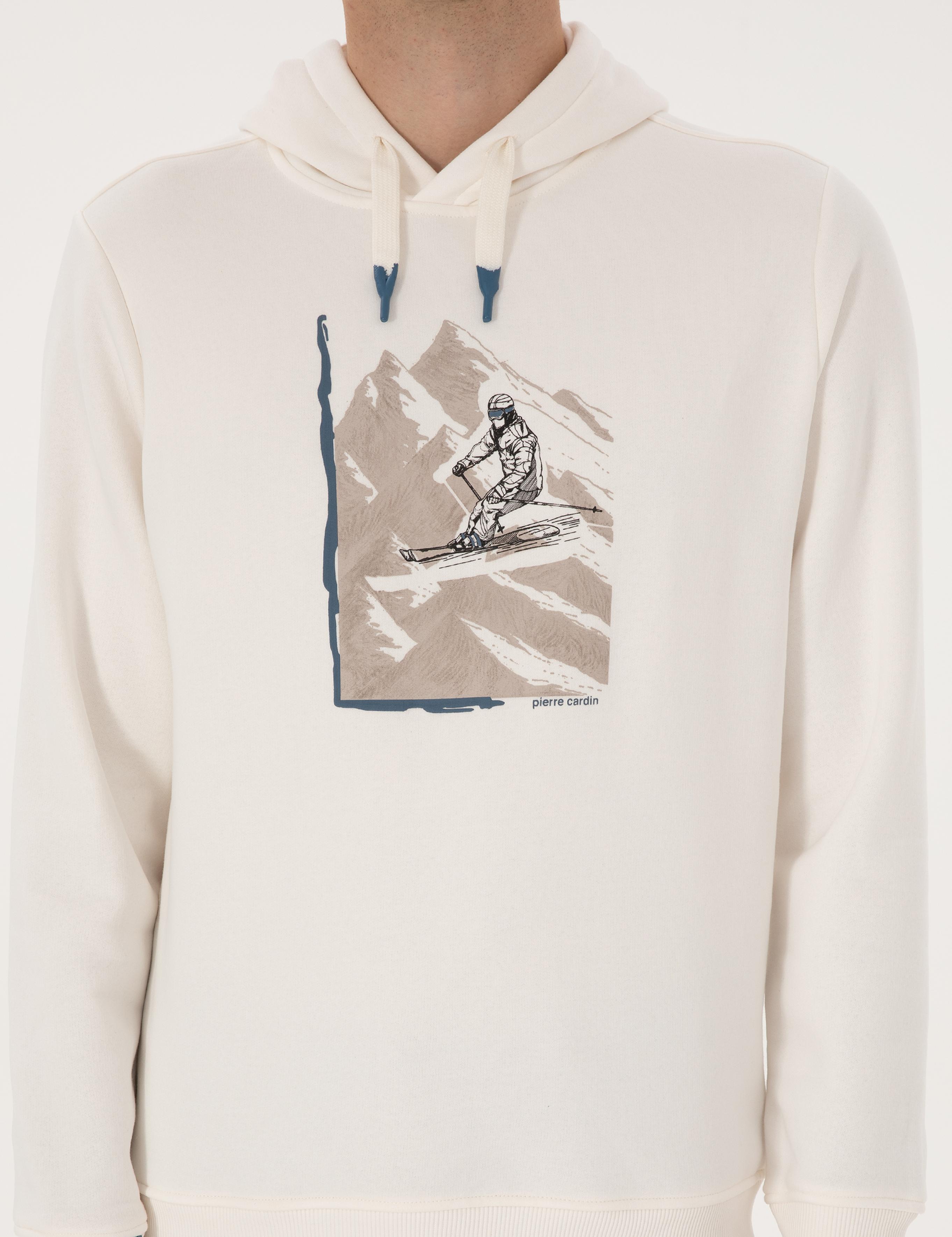 Ekru Regular Fit Sweatshirt