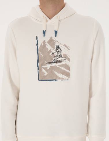 Ekru Regular Fit Sweatshirt