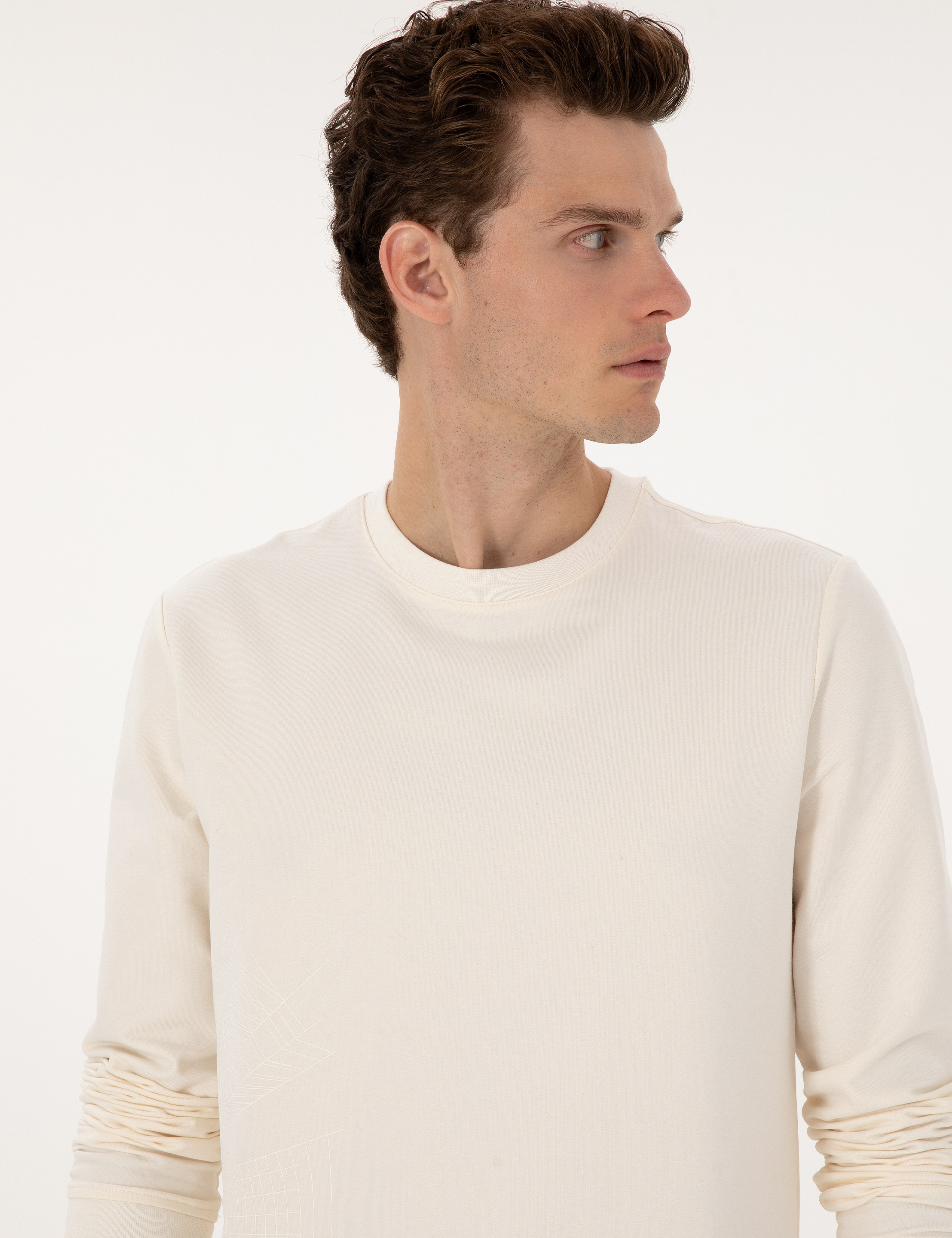 Ekru Regular Fit Sweatshirt - Image 2