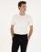 Ekru Regular Fit Kalın Dokulu Bisiklet Yaka Basic Tişört