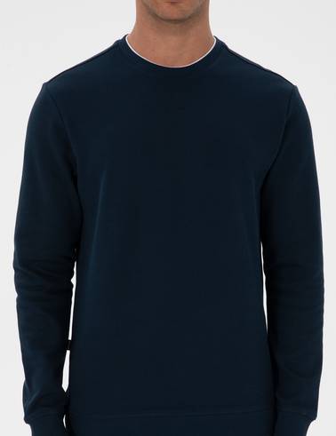 Lacivert Regular Fit Sweatshirt