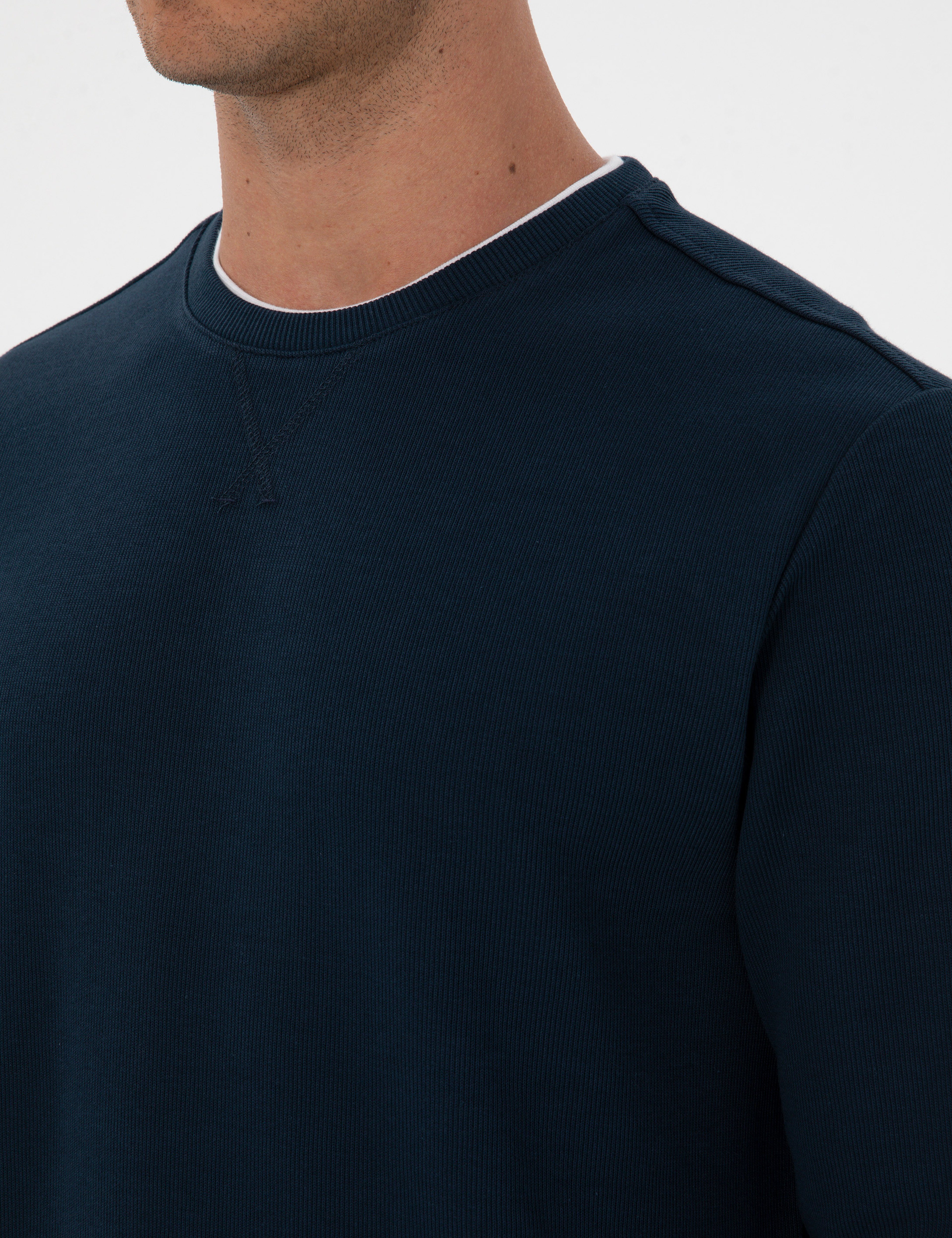 Lacivert Regular Fit Sweatshirt