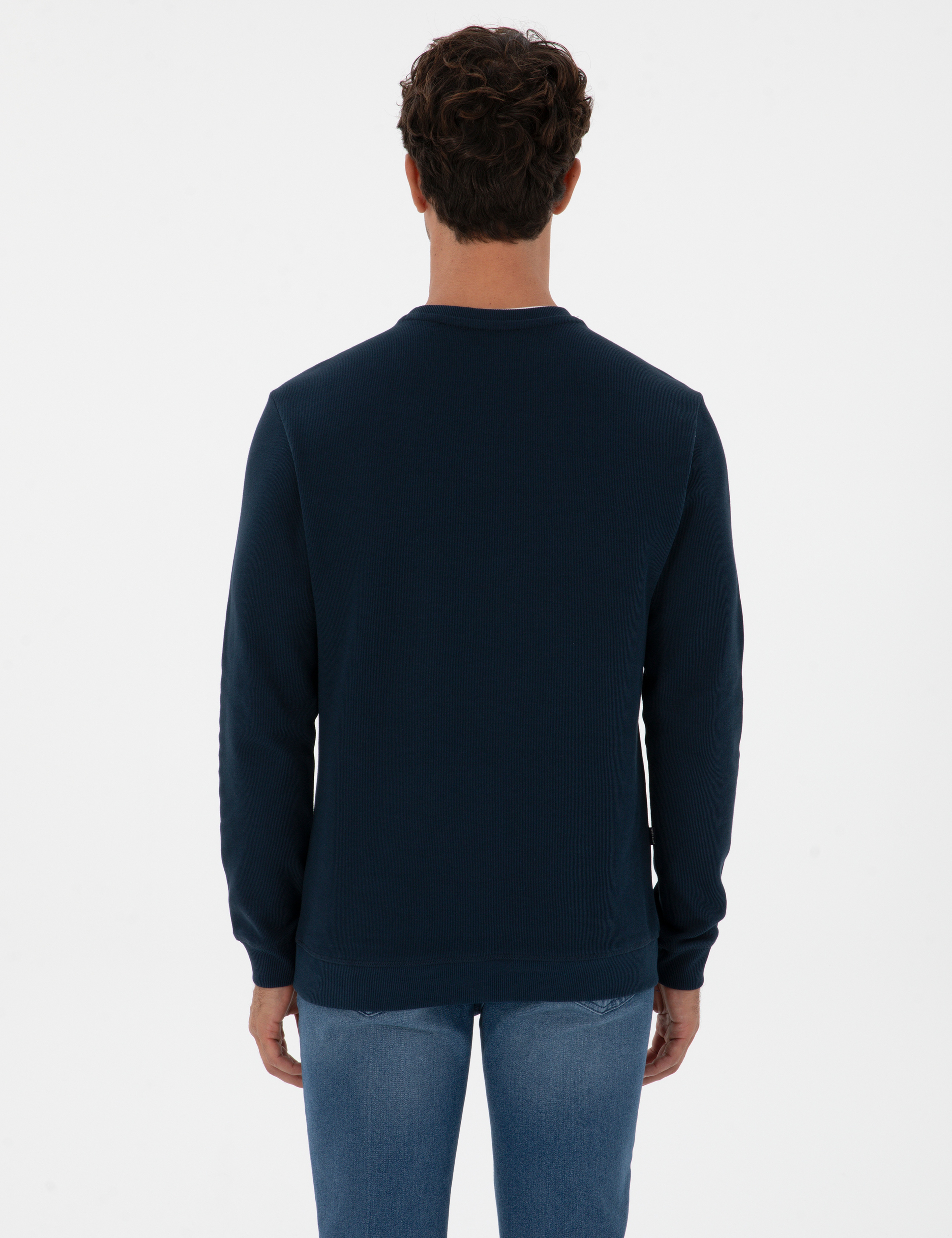 Lacivert Regular Fit Sweatshirt