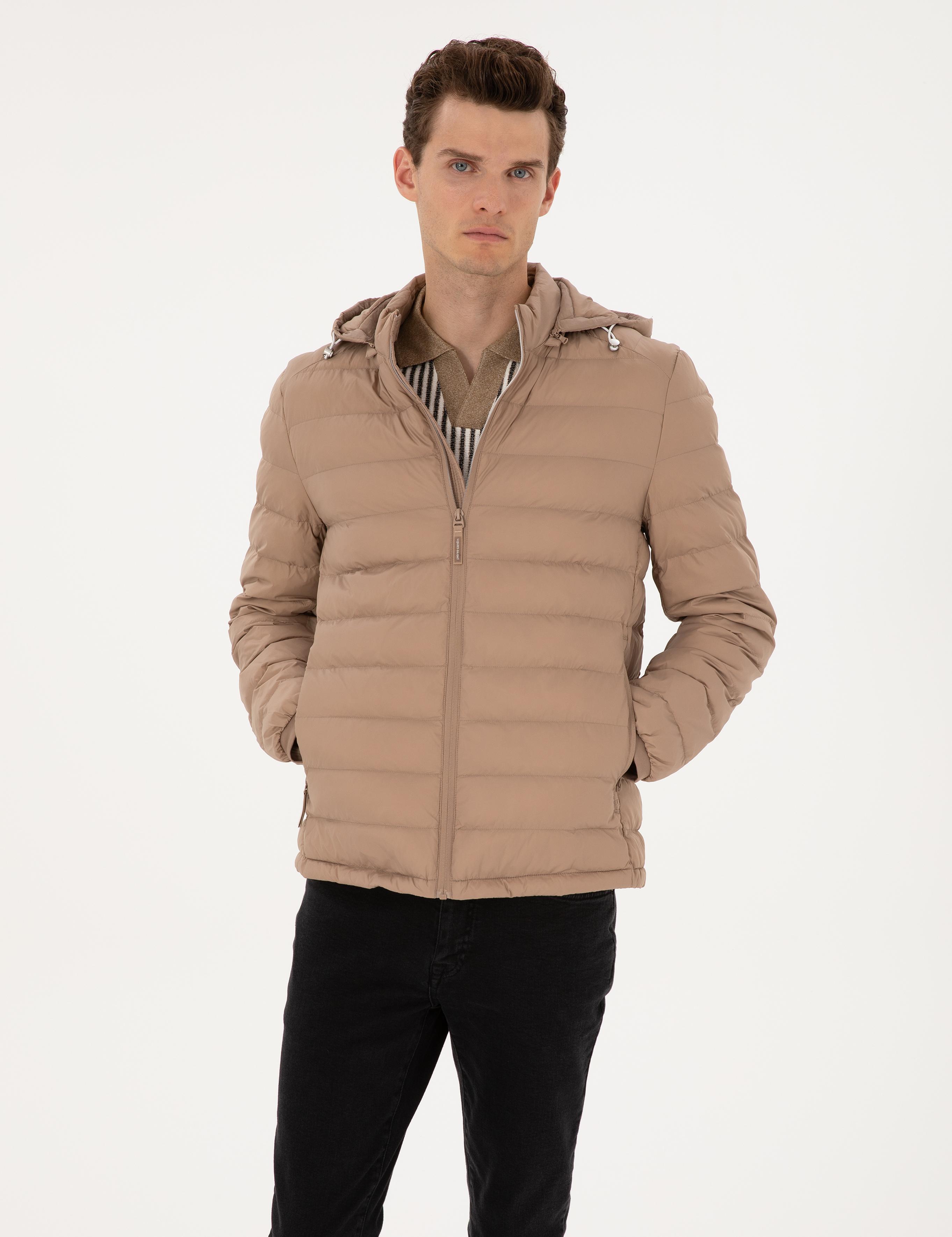 Vizon Kapitone Kapüşonlu Mont