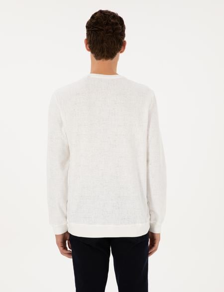 Ekru Regular Fit Sweatshirt - 50313944004