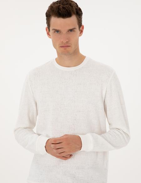 Ekru Regular Fit Sweatshirt - 50313944004