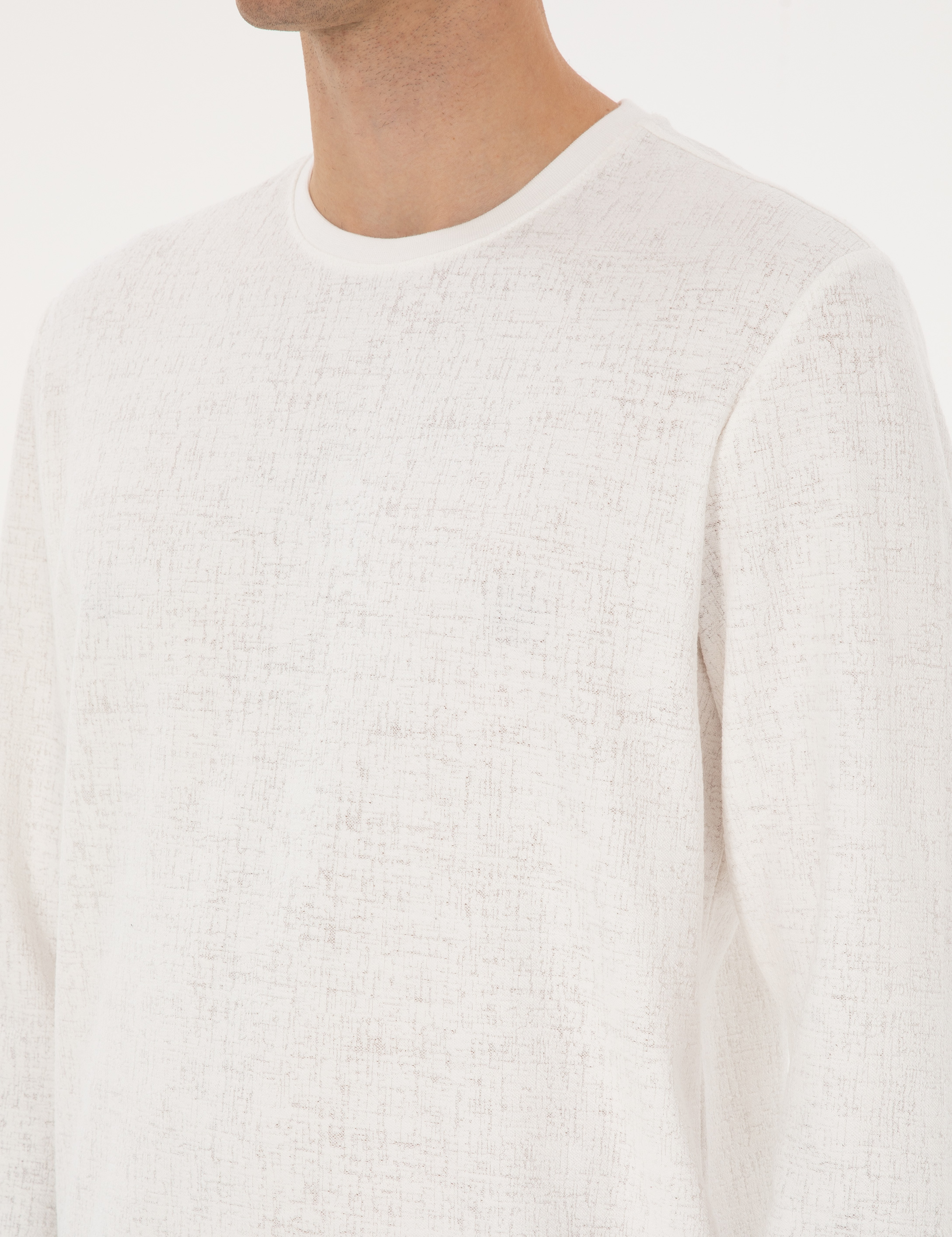 Ekru Regular Fit Sweatshirt - Image 7
