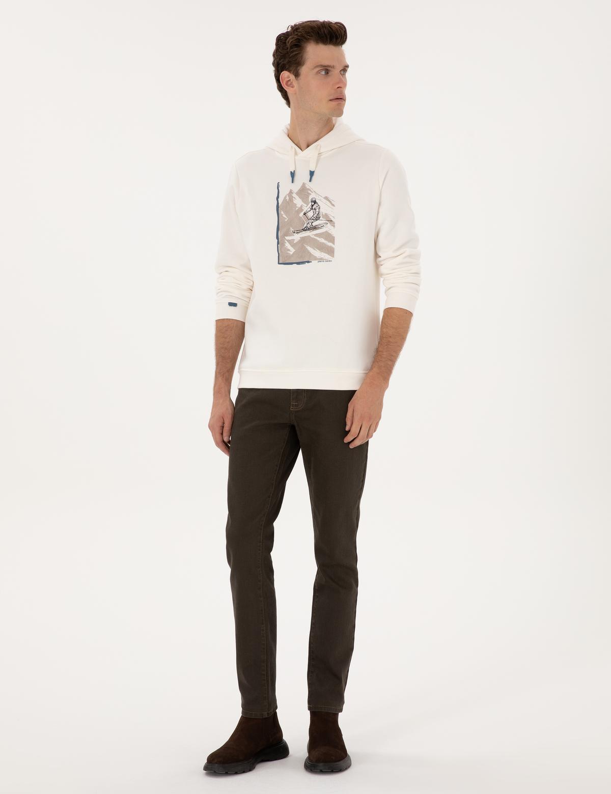 Kahverengi Slim Fit Jean Pantolon - 50315302016