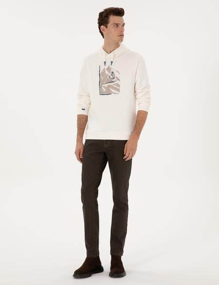 Kahverengi Slim Fit Jean Pantolon - 50315302016