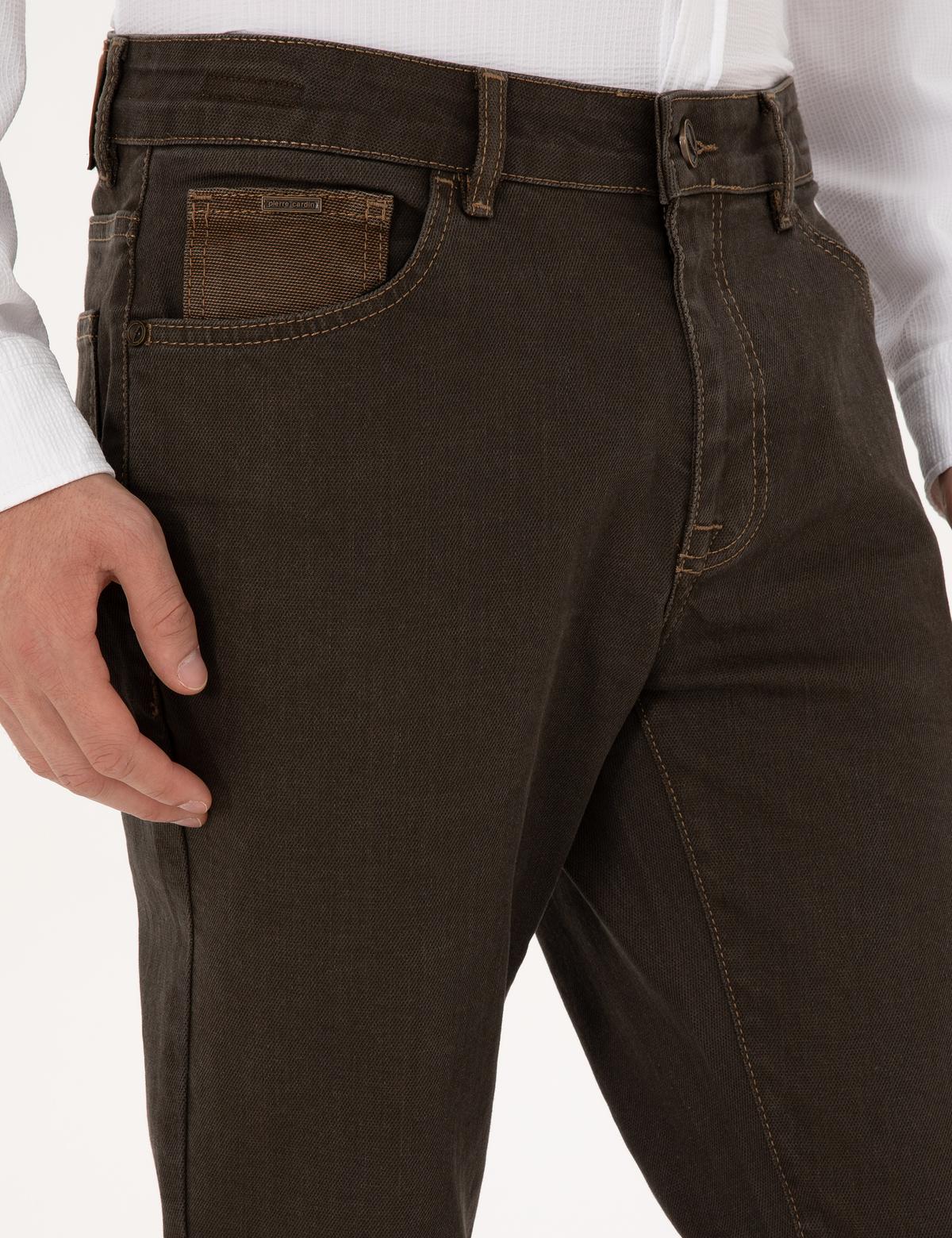 Kahverengi Slim Fit Jean Pantolon - 50315302016