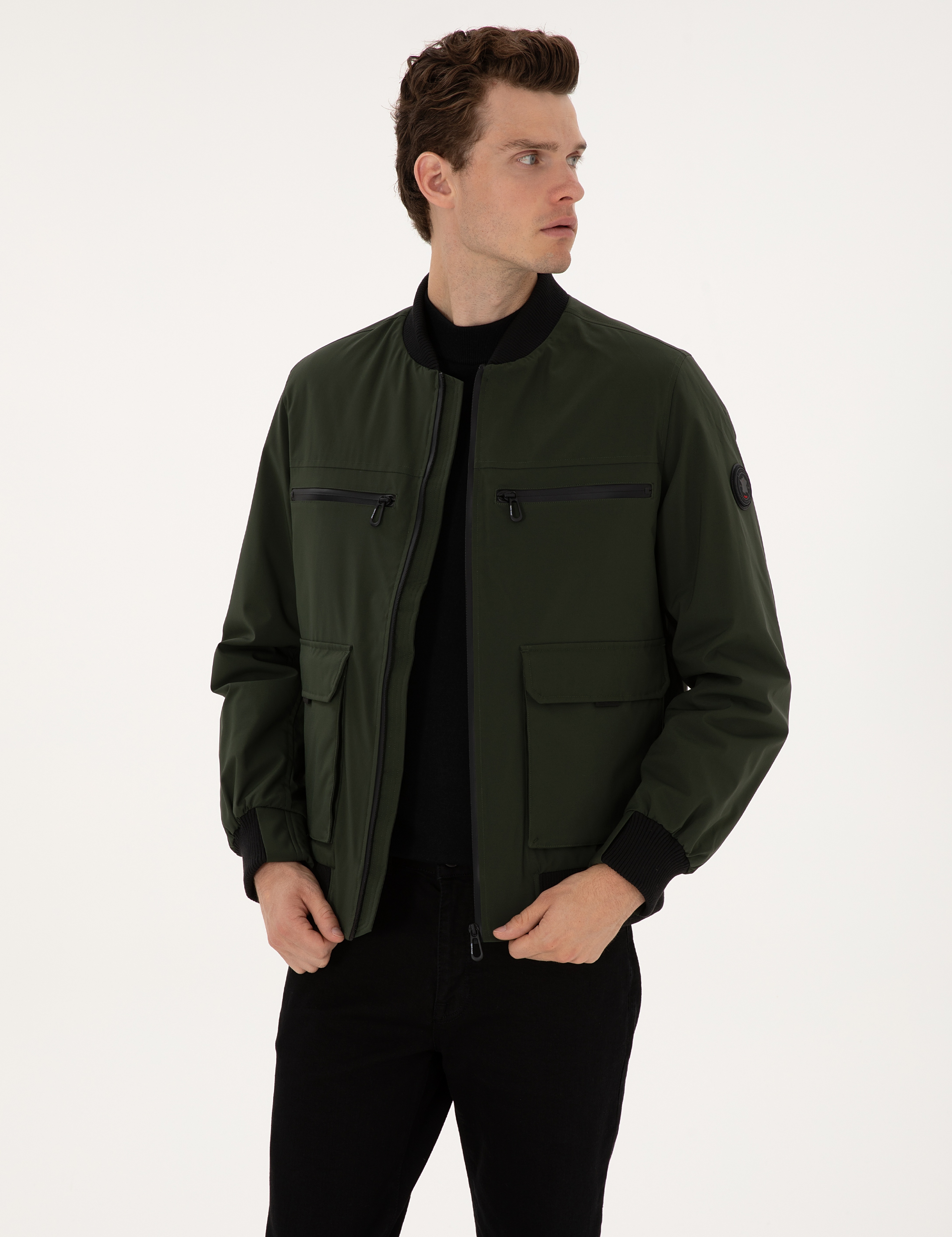 Koyu Haki Regular Fit Mont - Image 3