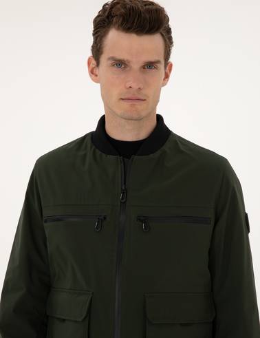 Koyu Haki Regular Fit Mont