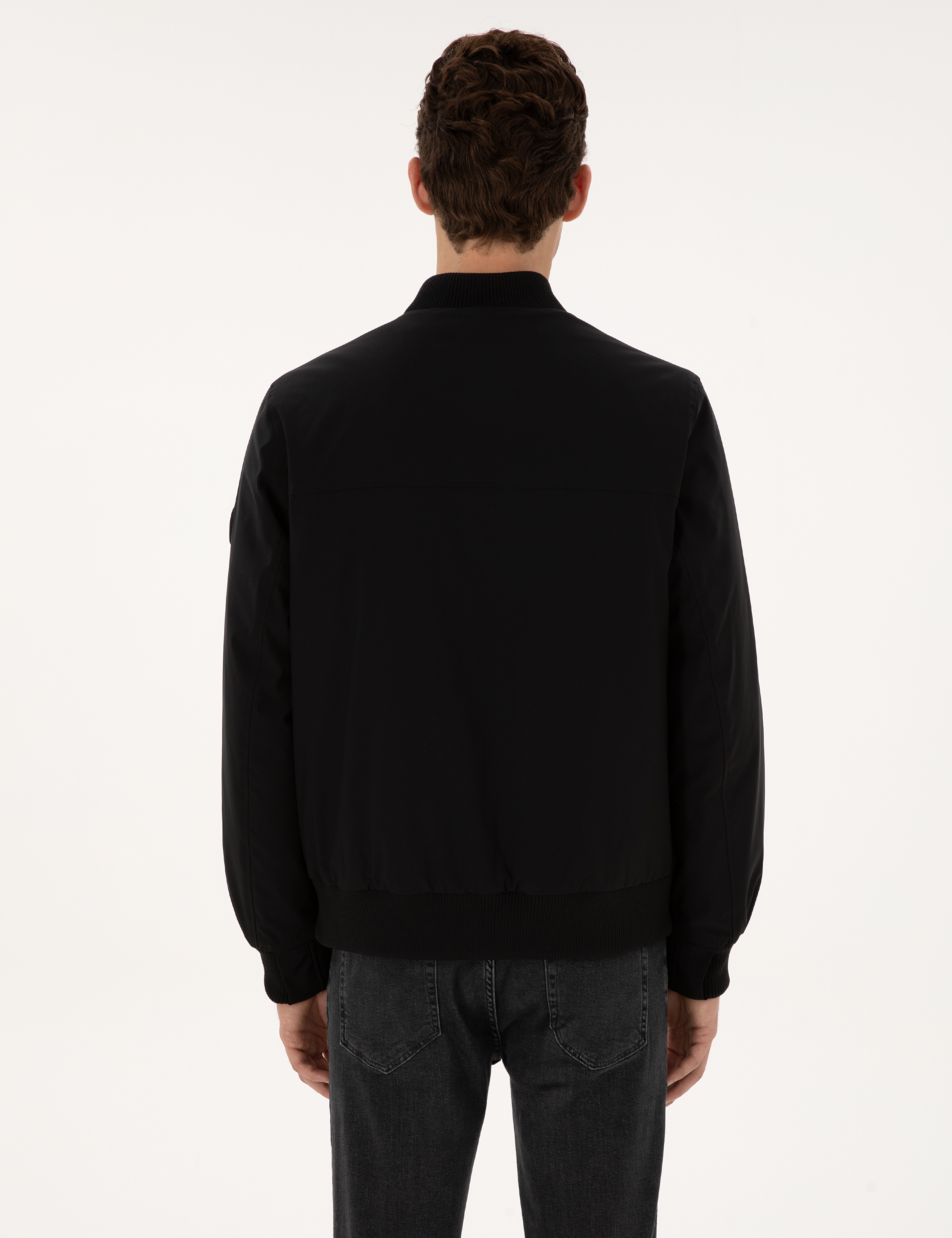 Siyah Regular Fit Mont - Image 5